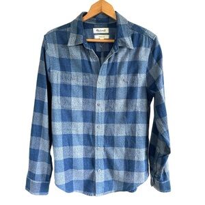 Madewell Men’s Plaid Flannel Cotton Work Shirt